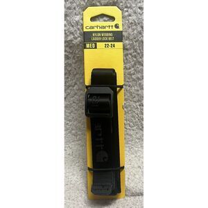 Carhartt Nylon Webbing Ladder Lock Belt WB5661-K  Size M. 22-24 New Boys